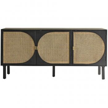 Buffet mit Rohrgeflecht und Mangoholz 160 cm