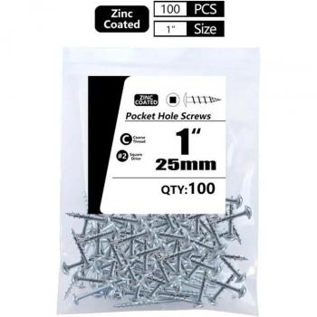 Coarse Thread Woodworking Pocket Hole Screws SQ2