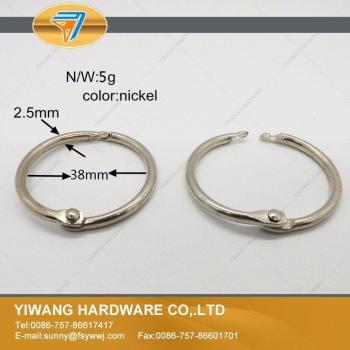 Nickel-Plated Book Binder Rings