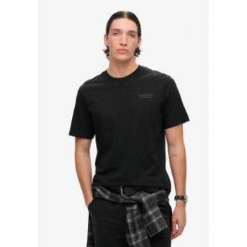 T-shirt Luxe Ample Superdry Homme Noir XL