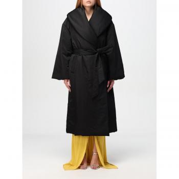 Cappotto in Nylon Imbottito Elisabetta Franchi Nero 42