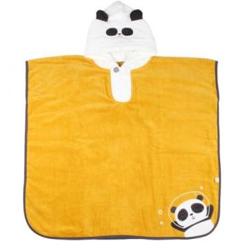 Panda‑Badeponcho aus Frottee, geeignet für Kinder 1–3 Jahre