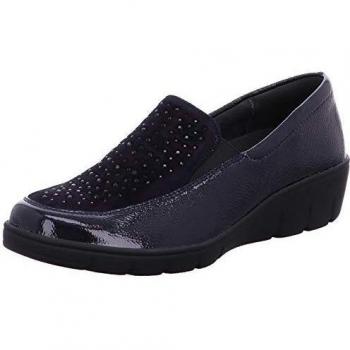 Semler Damen‑Schlappen Judith J7155 511‑080, Farbe Blau – Nr. 584989