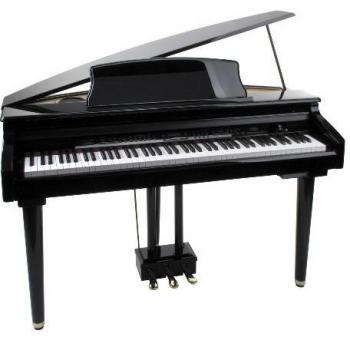 Classic Cantabile GP-300 Digitalflügel Schwarz-Hochglanz