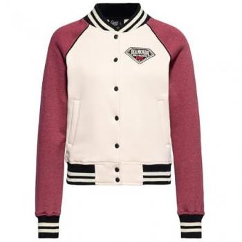 Diamonds College Sweatjacke Ecru Vintage