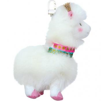 Weißes Lama-Plüschspielzeug