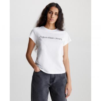 Calvin Klein Jeans T-Shirt J20J220253 Weiß Slim Fit
