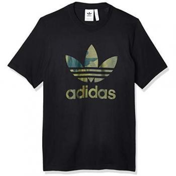 Adidas Camo INFILL Tee T-Shirt Homme, Black/Multicolor, FR (Taille Fabricant : L)