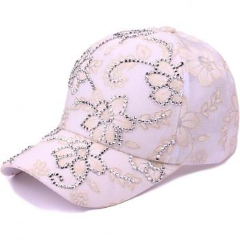 Gorra de verano con encaje para mujer