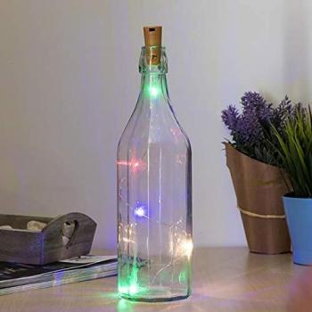 Sprookjesachtige Wijnfles Verlichting – Gekleurd LED Spektakel
