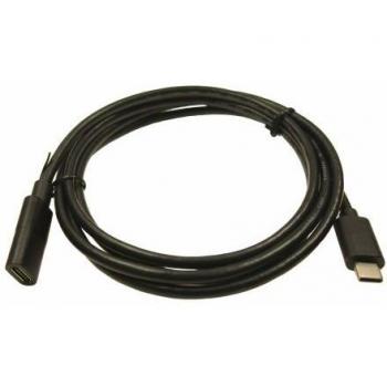 RS PRO Cable USB 3.1 1.5m Macho a Hembra Tipo C
