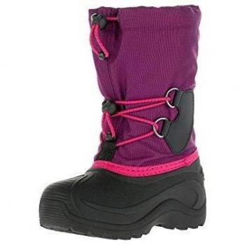 Kamik Southpole4, Bottes de Neige Garçon Fille, Design Vintage Grape-Raisin GAR, Taille 25 EU
