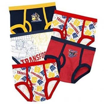 Transformers Kids Briefs 5 Pack Age 6-7