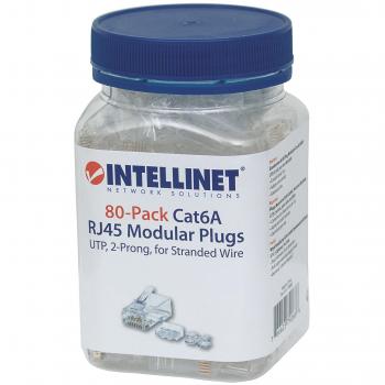 UltraConnect Gold Plated RJ45 Modular Plugs – 80 Count