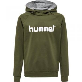 Hummel Go Cotton Logo Hoodie Gris para niño 10 Años