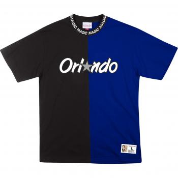 Orchideen-Magic Noir-Split T-Shirt (M)