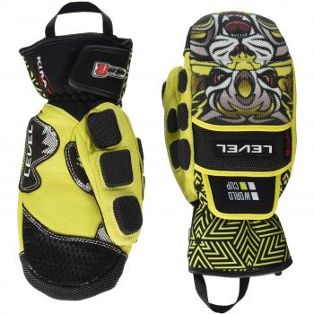 Herren Level Worldcup CF Gelbe Mitt-Handschuhe, 7,5