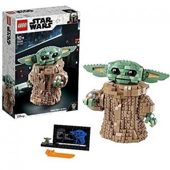LEGO 75318 Star Wars : The Mandalorian, Figurine de l’Enfant Bébé Yoda, idée Cadeau
