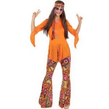 Look Hippie Féminin – Funidelia – M – Accessoires Festifs (Halloween/Carnaval)