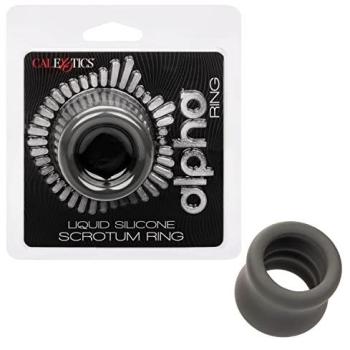 Alpha Anello Allungabile per Scroto Nero California Exotics