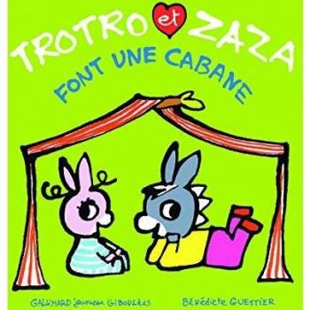 Trotro et Zaza font une cabane