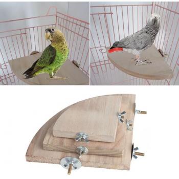 Support bois « Nature Perche » pour animaux