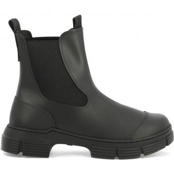 Ganni Recycled Rubber Chelsea Ankle Boots