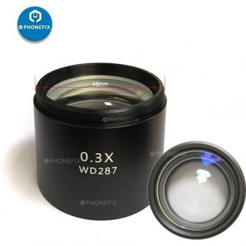 High‑Resolution Stereo Microscope Lens Set – 0.3× / 0.5× / 0.7× / 2× (WD165, WD287, WD177)