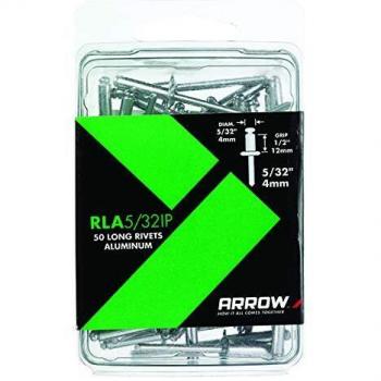 Arrow ARLA5/32IP Rivets, Silver, 1/2 Inch (12 mm)