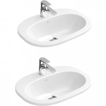 Duo de vasques à encastrer VILLEROY ET BOCH O.Novo