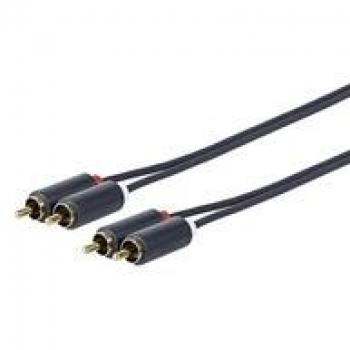 PRORCARCA10 Cavo Audio 10m 2xRCA Nero – Vivolink