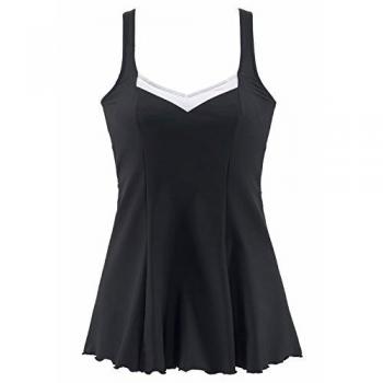 LASCANA Schwimmbadkleid, mit Kontrasteinsätzen und Shaping-Funktion
