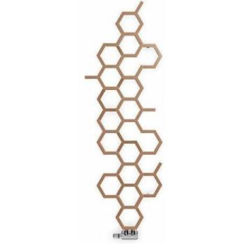 Terma Hex Single Panel Vertical Designer Radiator in Copper