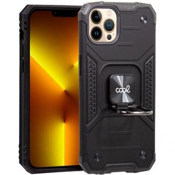 Funda Cool Hard Case Negra con Anilla para iPhone 13 Pro Max