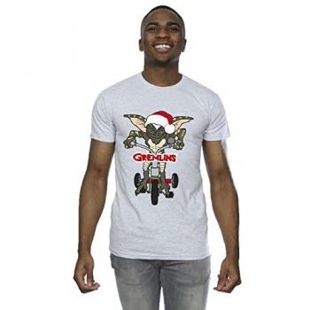 Men’s Gremlins Bike Logo T‑Shirt (Grey)