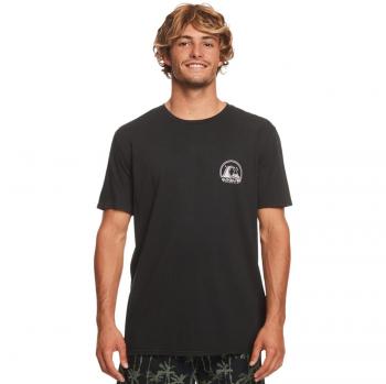 Camiseta Quiksilver Clean Circle Negra para Hombre