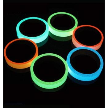 Fluorescent Glowing Dark Striking Warning Tape