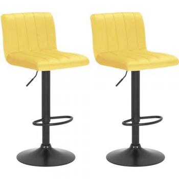 Bar Jamie – Set Sgabelli Gialli Velvet