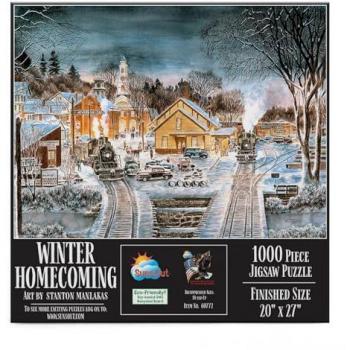 Puzzle 1000 pièces Arrivée en Hiver SunsOut