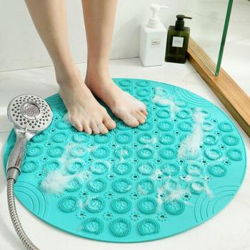 55cm Anti-slip Shower Mat with Exfoliating Points