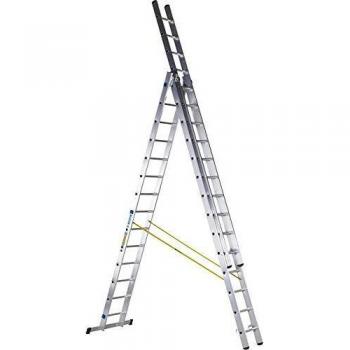 ZARGES Mehrzweckleiter 3-teilig Z200, 3 x 14 Sprossen