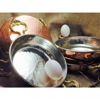 Faja de Huevo: Sartén de Cobre Artesanal, 7 Opciones de Tamaño