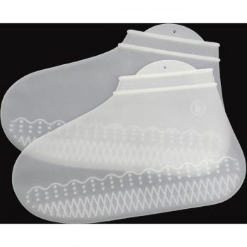 Abrigo de Lluvia y Botas Unisex Transparentes
