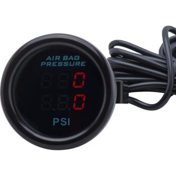 52MM Dual Display Air Pressure Gauge with Long Wire and LED Lights