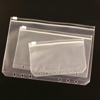 PVC Storage Envelope with Binder Rings A5/A6/A7