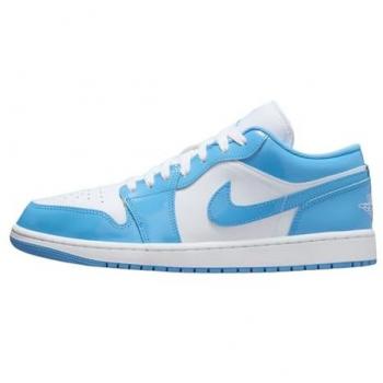 Jordan 1 Low – Variante Couleurs Neige et Océan, 46H