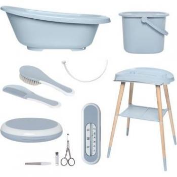 Set da bagno 7 pezzi bébé-jou Sense Blu Celestiale