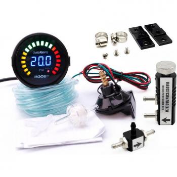 Dynoracing – Gauge numérique de boost turbo 15-45 PSI