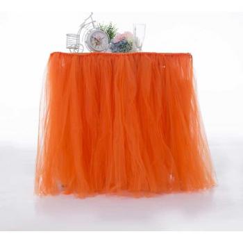 Falda de Mesa de Tul Multicolor 100x80cm