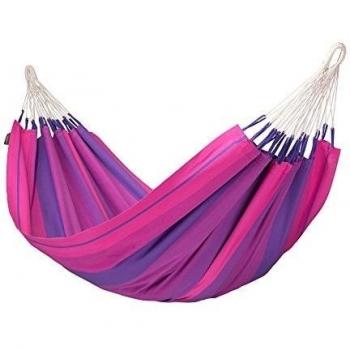 Amaca da Giardino Casa Orquidea Porpora con Struttura e Cuscino Inclusi